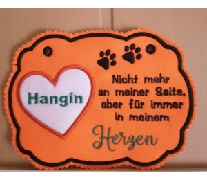 Stickserie - ITH Türschilder Hunde